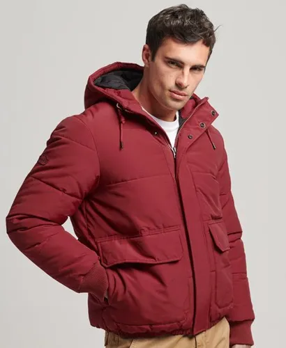 Superdry Men's Mountain Puffer Jacket Red / Deep Red