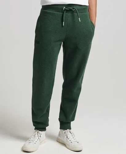 Superdry Men's Organic Cotton Vintage Logo Embroidered Joggers Green / Campus Green Marl
