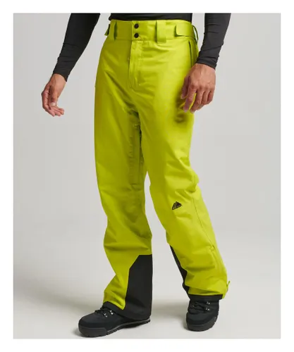 Superdry Mens Snow Ultra Pants - Yellow