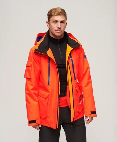 Superdry Men's Sport Ski Ultimate Rescue Jacket Orange / Neon Sun Orange