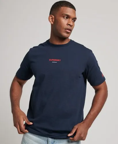 Superdry Men's Sportswear T-Shirt Navy / Eclipse Navy