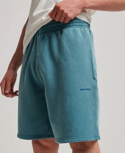 Superdry Men's Vintage Mark Shorts Turquoise / Hydro Dark Turquoise