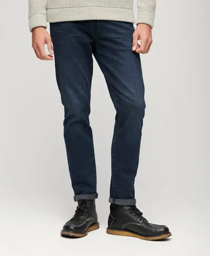Superdry Men's Vintage Slim Jeans Dark Blue / Vanderbilt Ink Worn