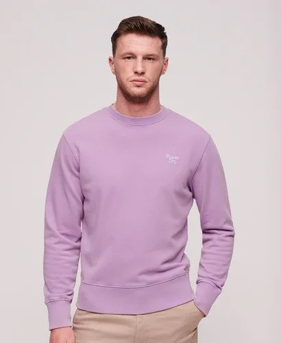 Superdry Men's Vintage Washed Sweatshirt Purple / Lavender Purple