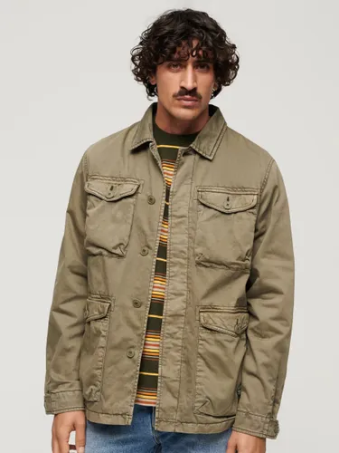 Superdry Military M65 Lightweight Jacket, Dusty Olive Green - Dusty Olive Green - Male