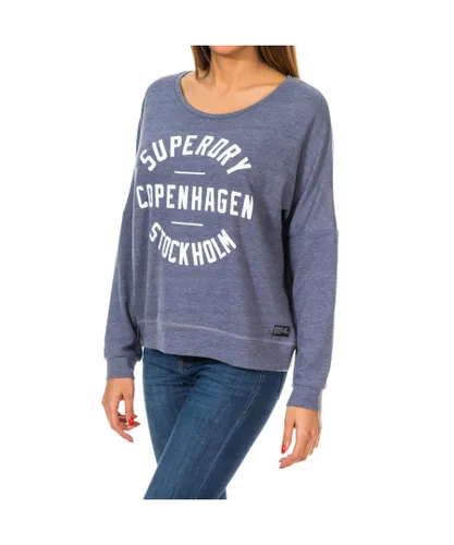 Superdry Nordic Brushed Top G60115XNS WoMens Long Sleeve Sweater - Grey