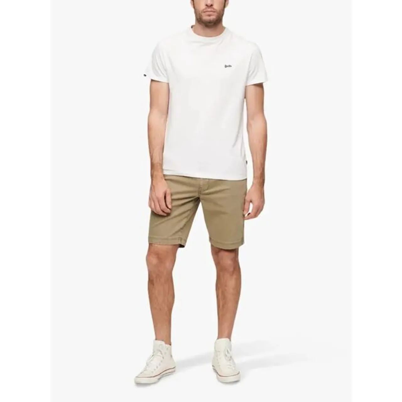 Superdry Officer Chino Shorts - Sage - Male