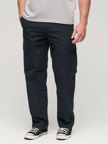 Superdry Organic Cotton Cargo Pants - Eclipse Navy - Male