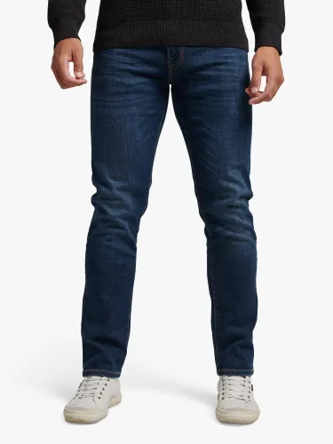 Superdry Organic Cotton Slim Straight Jeans - Jefferson Ink - Male