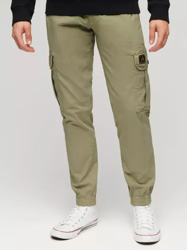 Superdry Para Cargo Slim Trousers - Light Khaki Green - Male