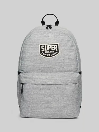Superdry Patched Montana Backpack, Light Grey Marl - Light Grey Marl - Female