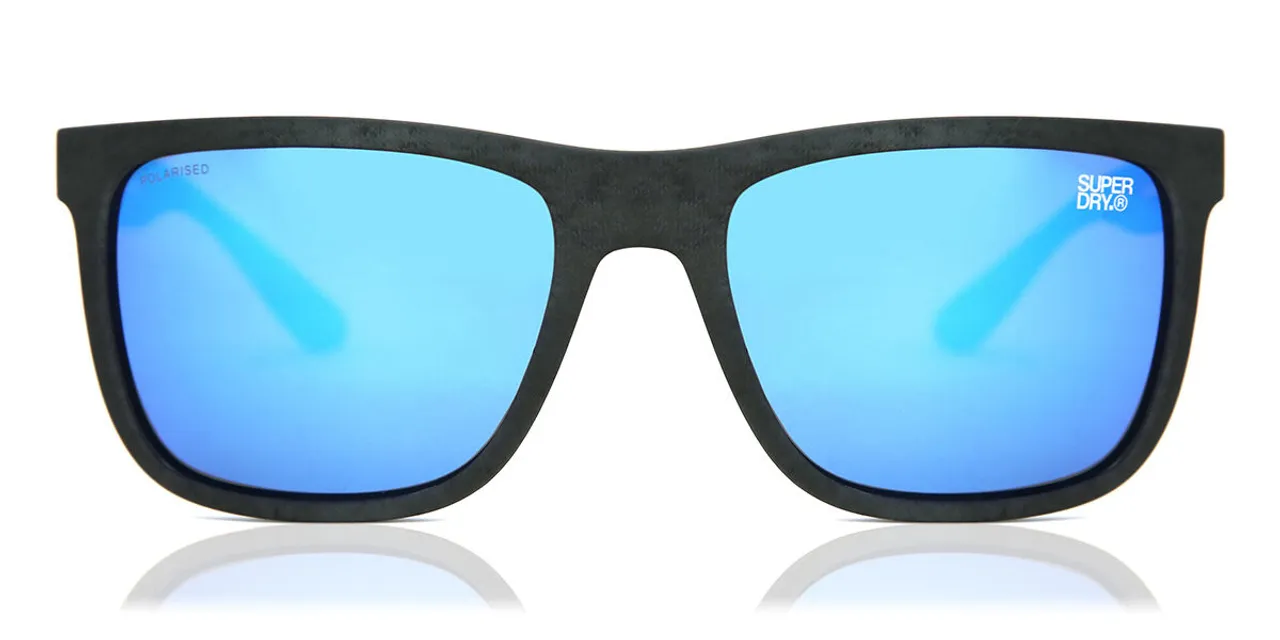 Superdry SDS RUNNERX Polarized 165P Men's Sunglasses Black Size 56