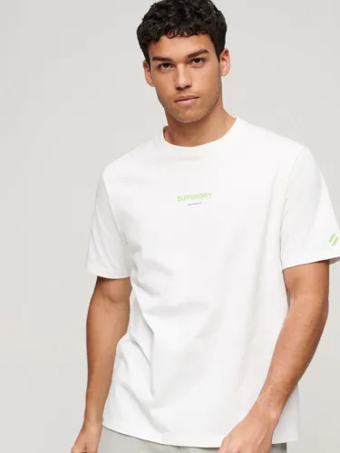 Superdry Sportswear T-Shirt, Brilliant White - Brilliant White - Male