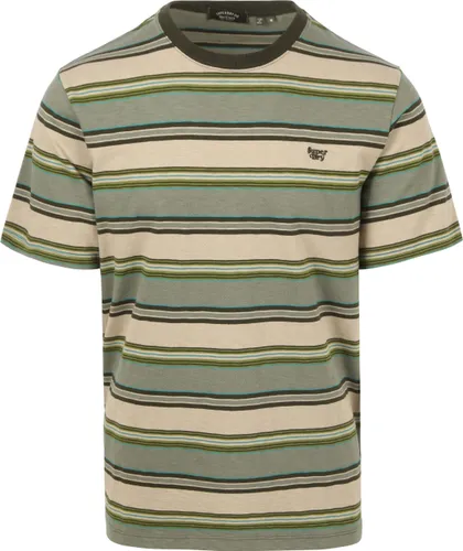 Superdry T-Shirt Stripes Green