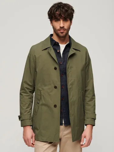 Superdry The Merchant Store Car Coat, Chive Green - Chive Green - Male