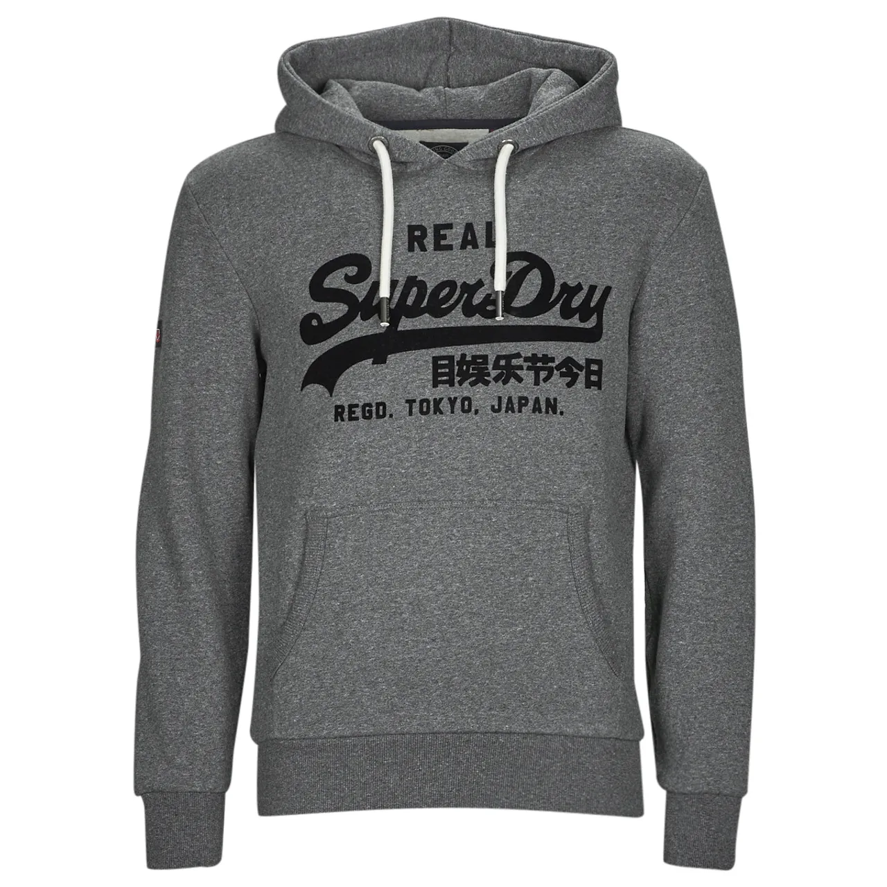 Superdry  TONAL VL HOODIE  men's Sweatshirt in Grey