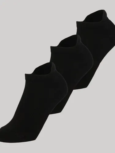 Superdry Trainer Socks, Pack of 3, Black - Black - Male