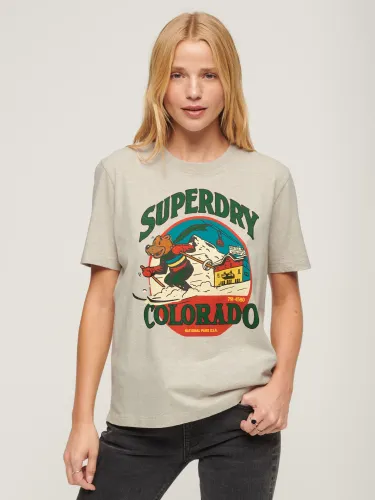 Superdry Travel Postcard Graphic T-Shirt, Multi - Multi - Female