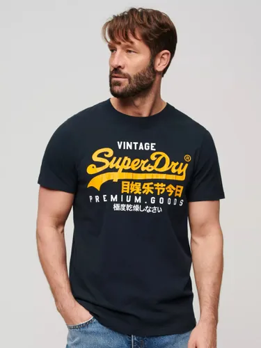 Superdry Vintage Logo Duo T-Shirt - Eclipse Navy - Male