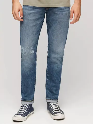 Superdry Vintage Slim Jeans - Folsom Mid Blue - Male