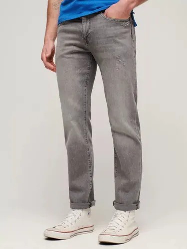 Superdry Vintage Slim Straight Jeans, Grey - Grey - Male