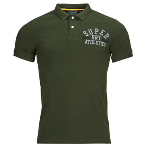 Superdry  VINTAGE SUPERSTATE POLO  men's Polo shirt in Green