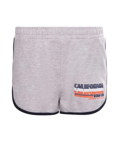 Superdry Womens Cali Jersey Shorts - Grey Cotton