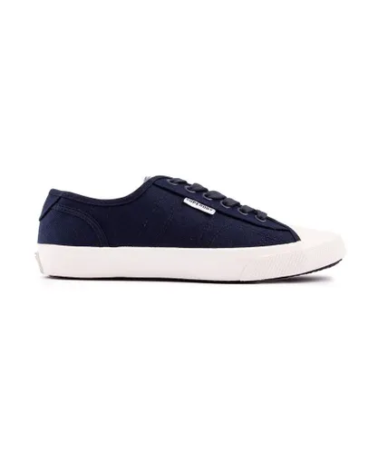 Superdry Womens Classic Low Pro Vegan Trainers - Blue