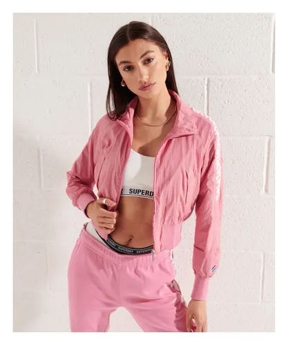 Superdry Womens Code Energy Sd-Windrunner Jacket - Pink Nylon