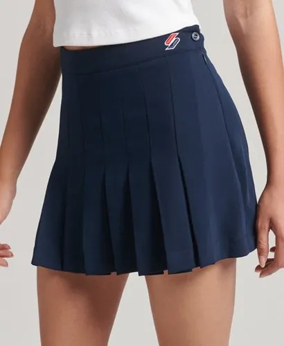 Superdry Women's Code Essential Tennis Skirt Navy / Deep Navy