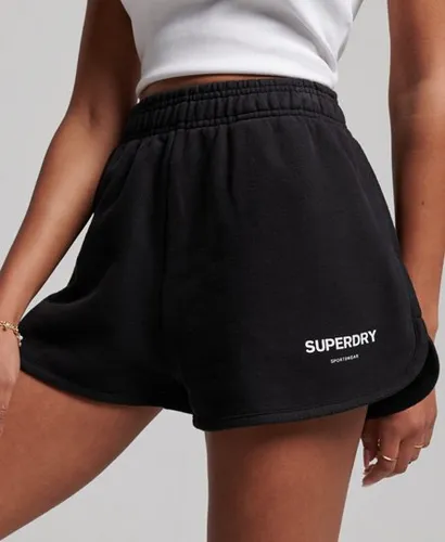 Superdry Women's Core Sport Sweat Shorts Black