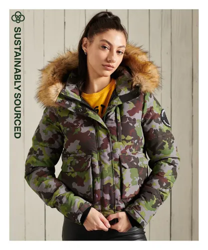 Superdry Womens Everest Bomber Jacket - Khaki