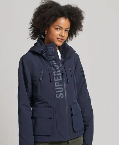 Superdry Women's Hooded Ultimate SD-Windcheater Jacket Navy / Nordic Chrome Navy/Navy