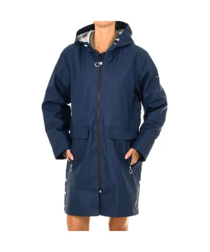 Superdry Womens Hydrotech jacket with hood W5000079A women - Blue Cotton