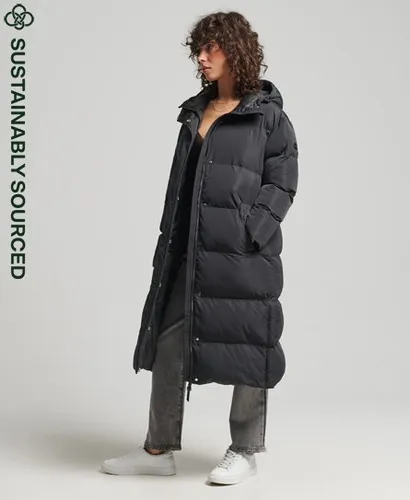 Superdry Women's Longline Duvet Coat Black