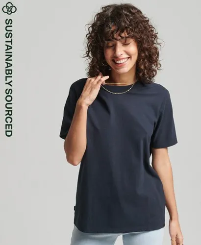 Superdry Women's Organic Cotton Vintage Logo T-Shirt Navy / Eclipse Navy