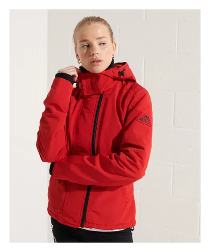 Superdry Womens Ottoman SD-Windcheater Jacket - Red