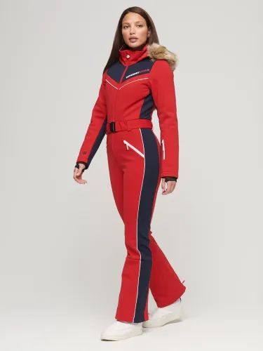 Superdry Women's Ski Suit - Hike Red - Female