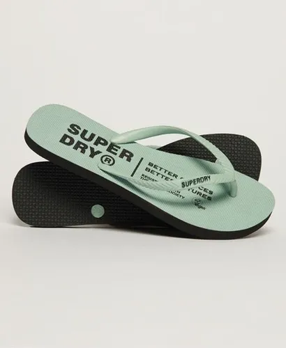 Superdry Women's Studios Flip Flops Blue / Pastel Blue