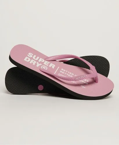 Superdry Women's Studios Flip Flops Pink / Roseate Pink