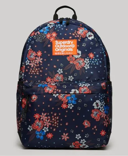 Superdry Women's Women's Printed Montana Rucksack, Navy Blue - Size: One Size