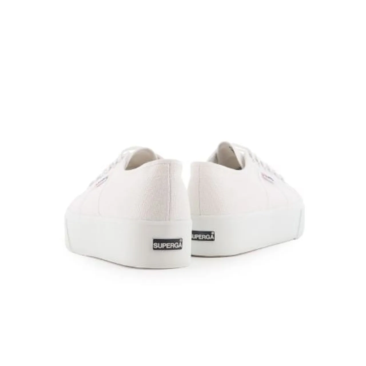 SUPERGA Womens White 2790 Platform Sneaker