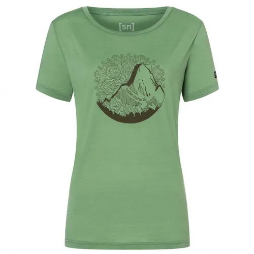 super.natural - Women's Mountain Mandala Tee - Merino shirt