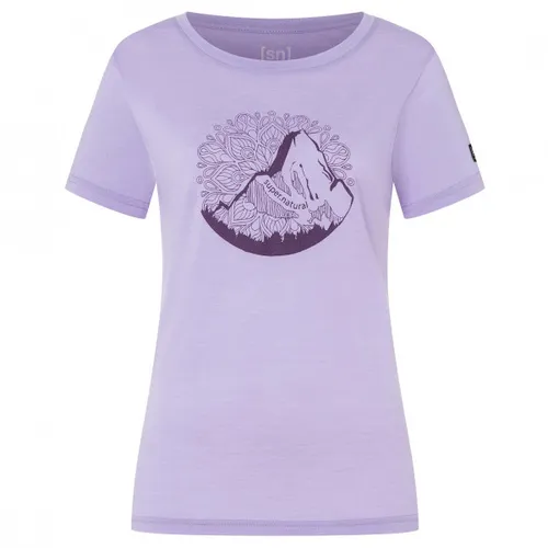 super.natural - Women's Mountain Mandala Tee - Merino shirt