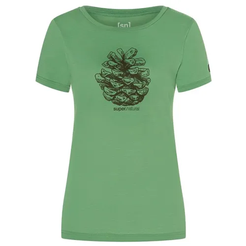 super.natural - Women's Pine Cone Tee - Merino shirt