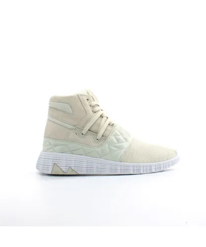 Supra Jagati White Synthetic Mens Hi Top Lace Up Trainers 05665 047