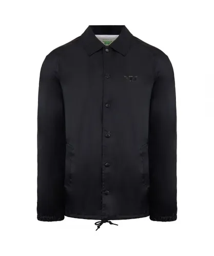 Supra x Heidi Klum Cochs Long Sleeve Button Up Black Mens Jacket 101900 008 Nylon