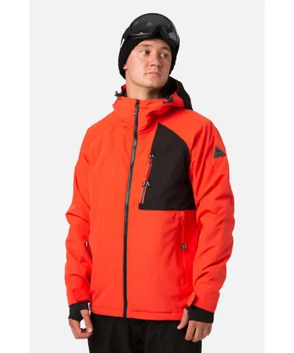 Surfanic Mens Orion Hypadri Ski Jacket Flame Orange