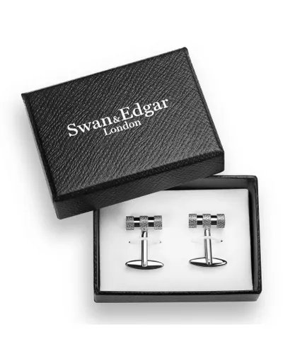 Swan & Edgar Mens Cufflinks - Silver - One