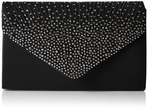 SWANKYSWANS Womens Abby Diamante Envelope Style Bag Clutch